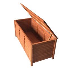 Alternative view of Outdoor Fir Wooden Storage Bench