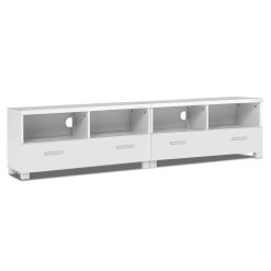 Alternative view of TV Stand Entertainment Unit with Drawers - White
