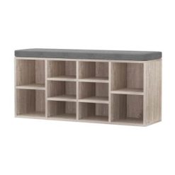 Alternative view of Shoe Bench with Storage Cubes