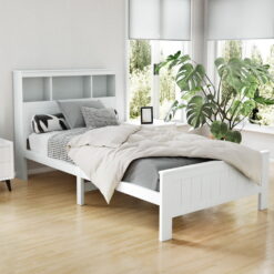 King Single Wooden Timber Bed Frame