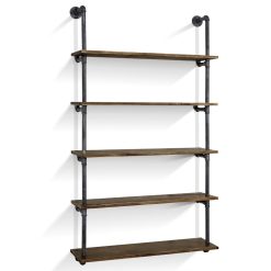 5-Tier Pipe Shelf