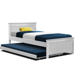 Alternative view of King Single Wooden Trundle Bed Frame