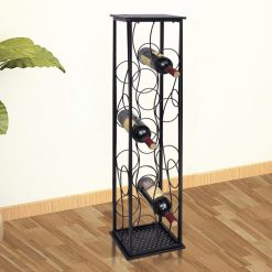 8 Bottle Metal Wine Rack