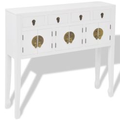Alternative view of Sideboard Chinese Style Solid Wood White