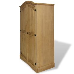 Alternative view of 2 Door Mexican Pine Wardrobe 101x52x170cm
