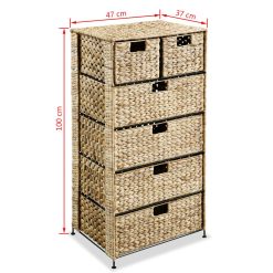 Alternative view of Hyacinth 6 Basket Storage Unit