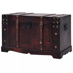 Alternative view of Vintage Wooden Treasure Chest