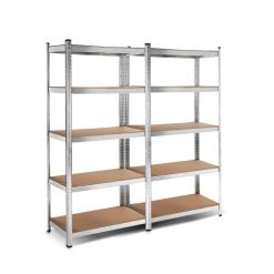 2x1.8M Warehouse Shelving Rack Racking Garage Metal Storage Shelves