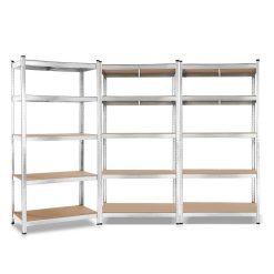 3x1.8M Warehouse Shelving Rack Racking Garage Metal Storage Shelves