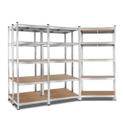 5x1.8M Warehouse Shelving Rack Racking Garage Metal Storage Shelves