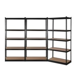 3 x 0.9M 5-Shelf Garage Shelving Rack