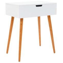 Alternative view of Dressing Table with Mirror 60x40x75cm - White & Brown