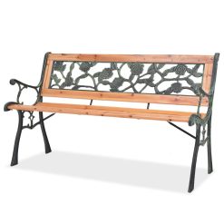 122cm Wood Garden Bench