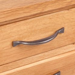 Alternative view of Solid Oak 3 Drawer Wood Nightstand