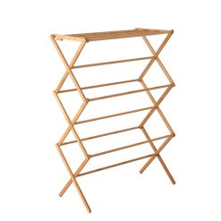 Bamboo Foldable Clothes Drying Rack