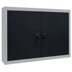 Alternative view of Wall Mounted Tool Cabinet - Grey and Black