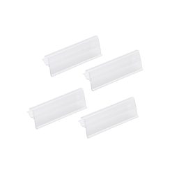 Elfa Label Holder 4 Pack Translucent