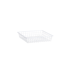 Elfa Wire Basket 1-Runner 427 X 427 X 85 Mm White