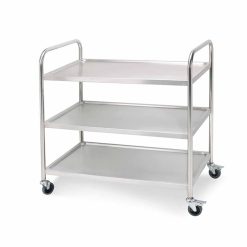 3 Tier Stainless Steel Kitchen Trolley 86x54x94cm