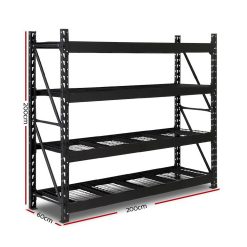 Alternative view of 2M Heavy Duty Warehouse Racking - Black