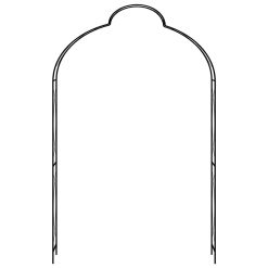Alternative view of Garden Arch 150x34x240cm - Black