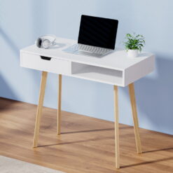 90cm Office Desk - White