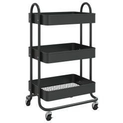 Alternative view of 3-Tier Steel Trolley 43x34x79cm