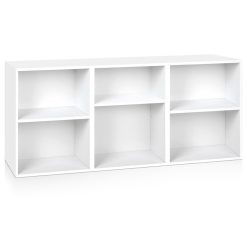 Alternative view of 3 Piece Cube Bookshelf - White
