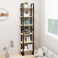 Solid Pine Wood Storage Shelf 60x30x210cm