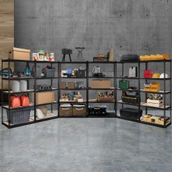 6x0.7M Garage Shelving Rack Set
