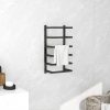 Steel Towel Rack 24x12x48cm - Black - Complete Storage Solutions
