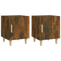 2 Piece Bedside Cabinet Set 40x40x50cm - Complete Storage Solutions