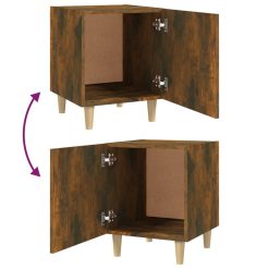 2 Piece Bedside Cabinet Set 40x40x50cm - Complete Storage Solutions