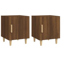2 Piece Bedside Cabinet Set 40x40x50cm - Complete Storage Solutions
