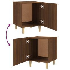 2 Piece Bedside Cabinet Set 40x40x50cm - Complete Storage Solutions