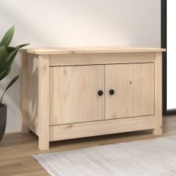 Solid Pinewood Shoe Cabinet 70x38x45.5cm