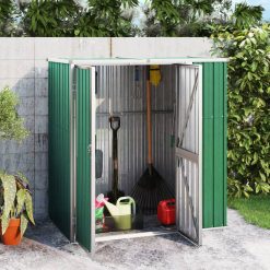 Steel Garden Tool Shed 161x89x161cm
