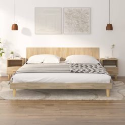 2 Piece Bedside Cabinet Set 40x35x47.5cm