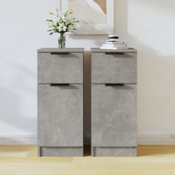 2 Piece Sideboard Set 30x30x70cm