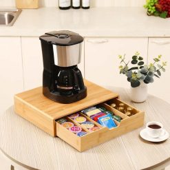 Bamboo Coffee Pod Holder