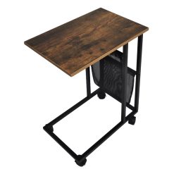 Alternative view of Side Table with Wheels 55x35x69cm