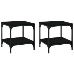 Alternative view of 2 Piece Side Table Set 40x40x40cm