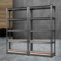 2x0.7M Garage Shelving Rack Set