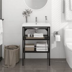 Alternative view of Bathroom Washbasin Frame Iron 59x38x83cm