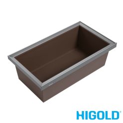 Pull Out Wardrobe Basket - Deep - Fits 900mm Cabinet