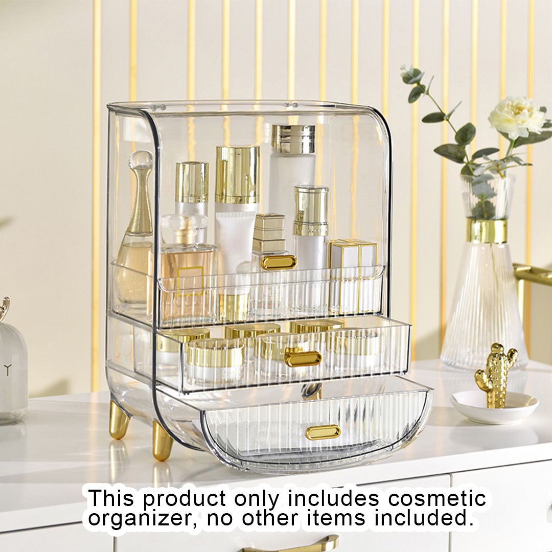 Alternative view of 3 Tier Multifunctional Countertop Cosmetic Organiser