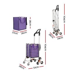 Alternative view of 35kg Foldable Shopping Cart Trolley