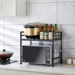Alternative view of Adjustable Microwave Oven Storage Shelf