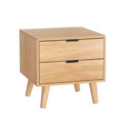 2 Drawer Bedside Table 50x40x50cm
