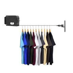 160mm Wall-Mounted Retractable Clothes Line Dry Rack